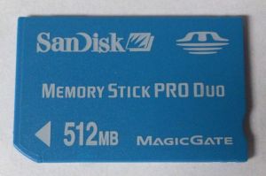 Memory Stick Pro DUO 512 Mb за  ПСП / PSP