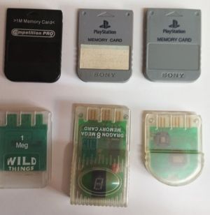 2 x Мемори карти с капацитет от 1 MB за Playstation # PS1 # PSone