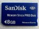 SONY Memory Stick Pro DUO 8 GB